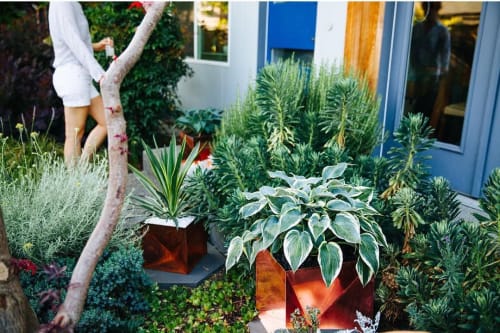 Origami planters | Vases & Vessels by Trey Jones Studio | Trey Jones Studio in Washington