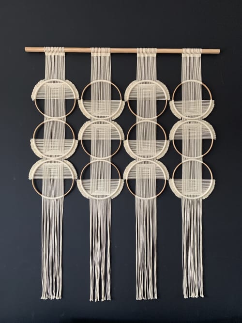 Geo Connect | Macrame Wall Hanging in Wall Hangings by studionom.