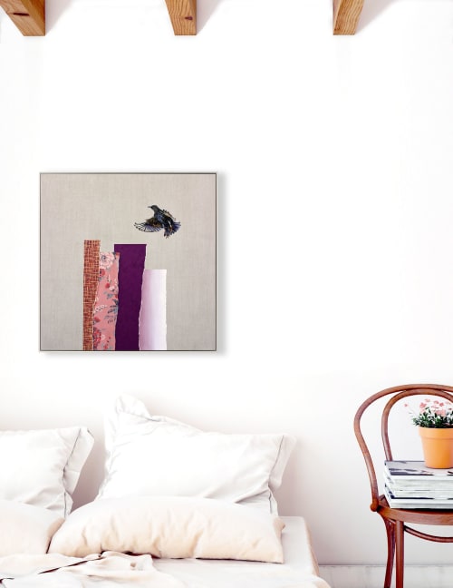 The Rise and Fall No. 21 | Mixed Media by Lauren Matsumoto Fine Art | The High Line in New York