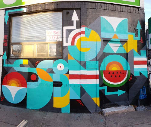 Ossington, 2017 | Street Murals by PERU143