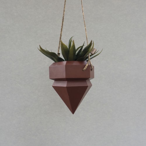 Hanging Planter Hexad | Vases & Vessels by Tropico Studio