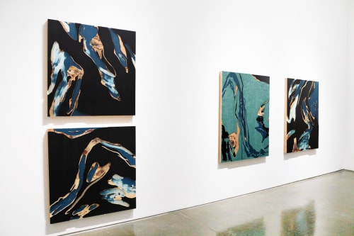 Oceanic Legends - Solo show | Wall Hangings by Yechel Gagnon | Newzones Gallery Of Contemporary Art in Calgary