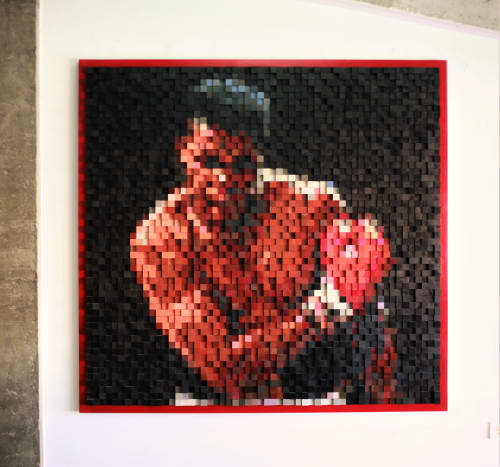 The Champ Muhammad ALI | Wall Sculpture in Wall Hangings by Beyhan TURGUT & Arda GANIOGLU