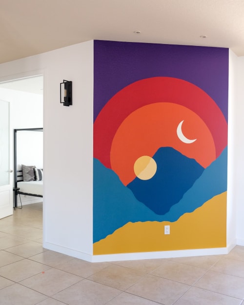 Desert Eclipse Mural | Murals by Ana DiGiallonardo