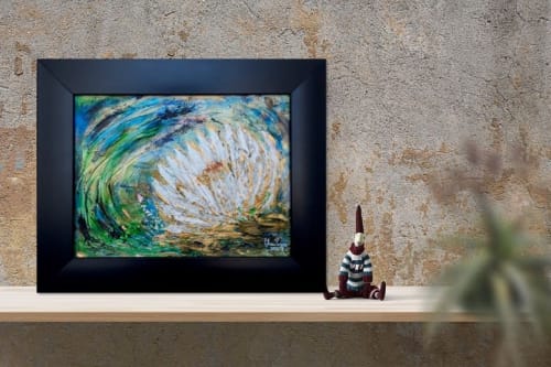 Nymphaea (2023) | Oil And Acrylic Painting in Paintings by Elena Parau