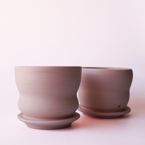Small Pink Planter | Vases & Vessels by Coco Spadoni Ceramics