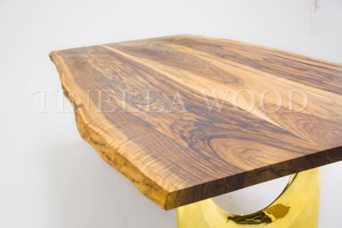 Custom Wooden Live Edge Dining Table | Tables by Tinella Collection