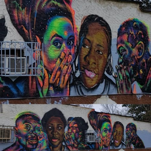 Trust the Ancestors | Murals by Occasional Superstar | M. Agnes Jones Elementary School in Atlanta