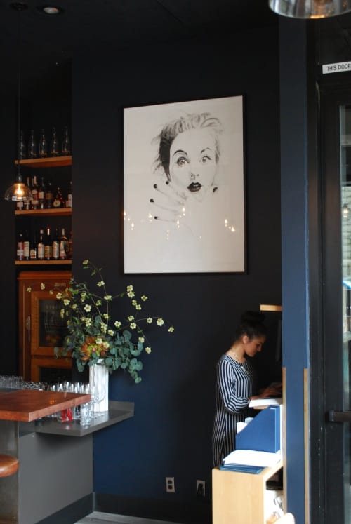 Bombshell | Paintings by Ruth Shively | Bistro Agnes in Portland