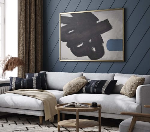 Abstract Expressionism Framed Giclée Print I Sun I Small | Prints in Paintings by ART + ALCHEMY By Nicolette Atelier