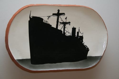 Liberty Ship Series, "John Brown" Dimensions: 26" x 16" x 4" | Sculptures by Don Ryan