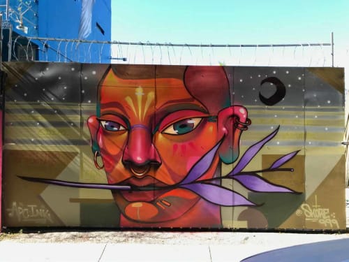 Love vs Hate - Miami, 2018 | Street Murals by Skore999 | Wynwood Art District in Miami