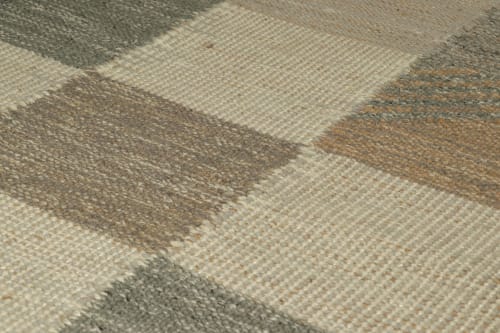 Rug & Kilim’s Scandinavian Rug in Blue and Gray | Rugs by Rug and Kilim