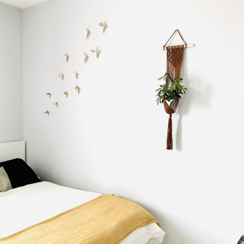 Macrame Plant Hanger- Lavanya | Wall Hangings by YASHI DESIGNS