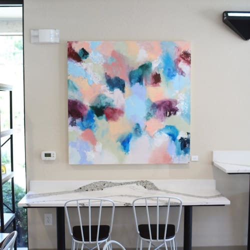 “Give me Liberty” | Paintings by Dominique James | Ampersand Ice Cream in Fresno