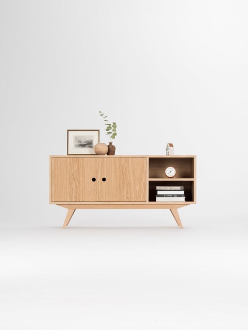 Record player stand, vinyl storage, tv stand, media cabinet | Beds & Accessories by Mo Woodwork