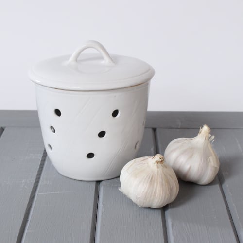 garlic pot and spoon pot | Utensils by Charlotte Storrs