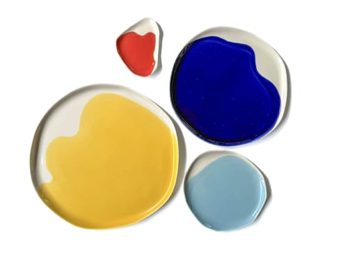 Bauhaus Plates Set 2 | Dinnerware by Pottery & Poetry