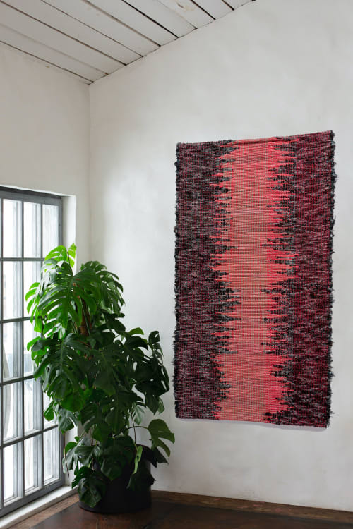 Art Weaving: With the Flow | Tapestry in Wall Hangings by Doerte Weber