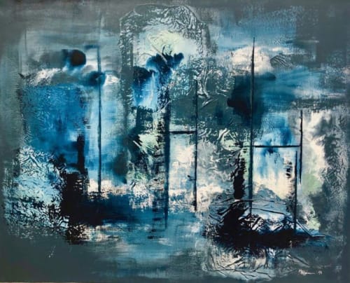 OSLO. SOLD | Oil And Acrylic Painting in Paintings by Margaret Alice Høiesen