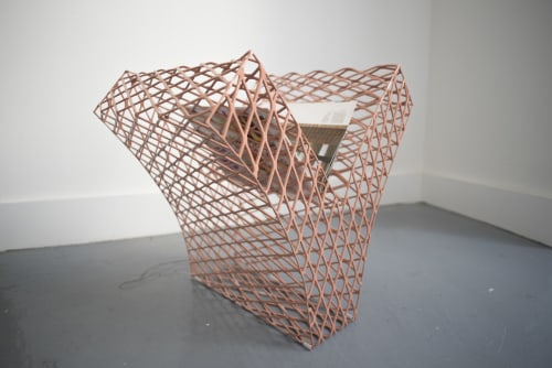 Magazine Rack | Furniture by Hannah Fink | Private Residence in Brooklyn
