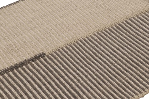 Rug & Kilim's Accent Kilim with Beige and Gray Textural | Rugs by Rug and Kilim