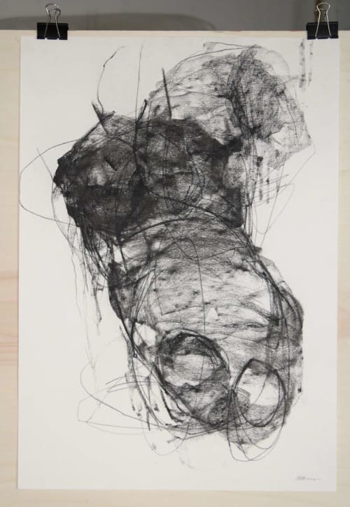 Torso 3 (59x42cm) | Drawing in Paintings by Magdalena Morey
