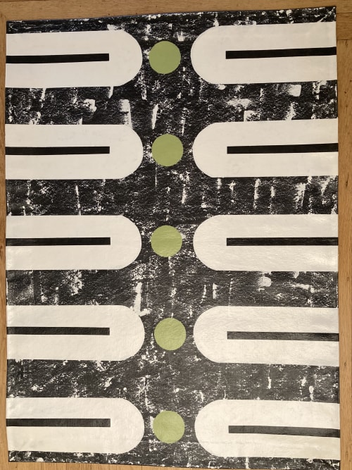 LANGUE floorcloth 2' x 3' | Mat in Rugs by OTSI design