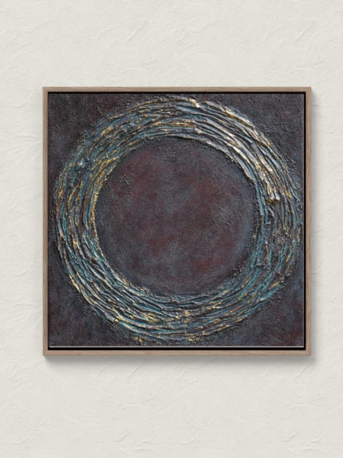 3d Textured Wall Art Brown Wall Art | Paintings by Serge Bereziak