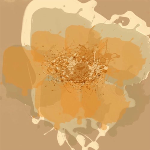 Golden Sunny | Oil And Acrylic Painting in Paintings by Irena Orlov