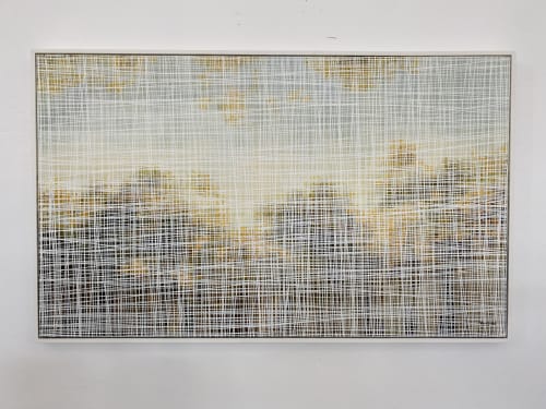 "Running Into the Sun" contemporary abstract landscape oil | Paintings by Tania D