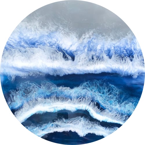 Ice Cold Water | Oil And Acrylic Painting in Paintings by Art By Skevi