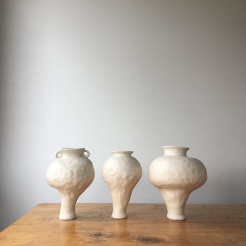 Ceramic Vases | Vases & Vessels by Pip Woods Ceramics | Private Residence - Wellington, New Zealand in Wellington