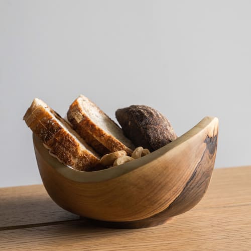 Hand Carved Small Wooden Bowl | Dinnerware by Creating Comfort Lab