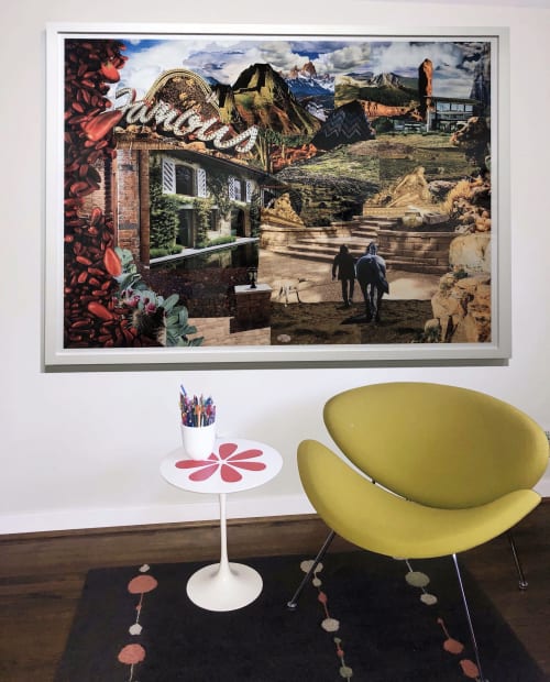 Famous, 51" X 65", Archival Pigment on Matte Paper, A/P | Mixed Media by Steven Rudin