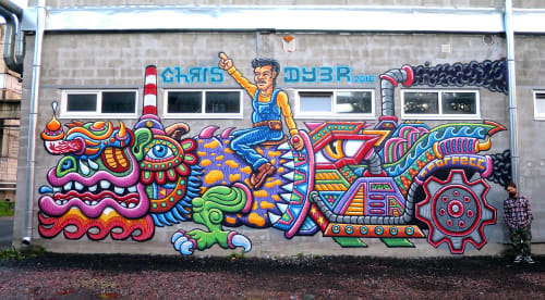 Russian Madness | Street Murals by Chris Dyer | Street Art Museum, Saint Petersburg in Sankt-Peterburg