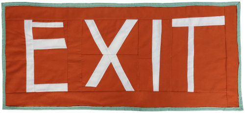 Exit Quilt | Wall Hangings by Jeffrey Sincich | Jeffrey Sincich Studio in Portland