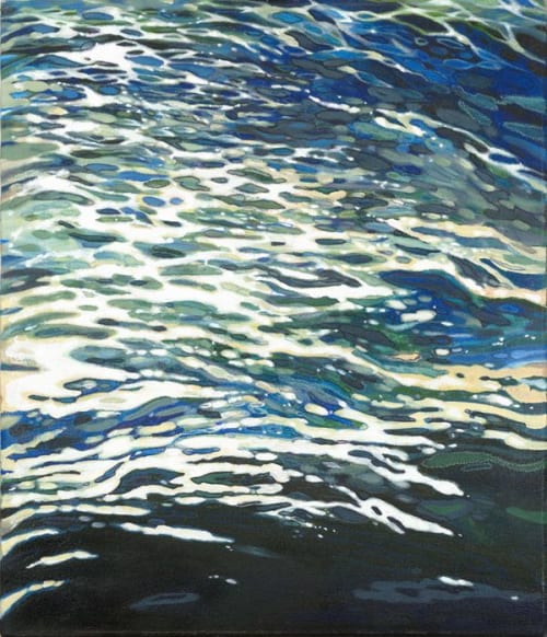 Rough Wake | Oil And Acrylic Painting in Paintings by Margaret Juul | Pentagon City in Arlington
