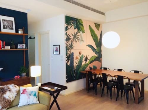 Banana Leaves | Paintings by Elsa Jeandedieu Studio