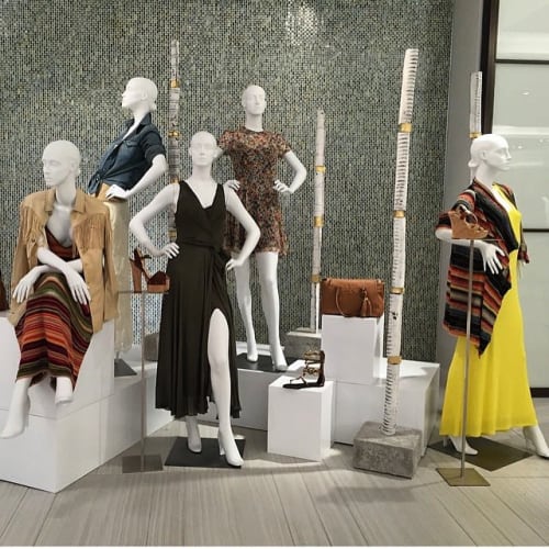 Traces | Public Sculptures by Naja Utzon Popov | Saks Fifth Avenue in New York