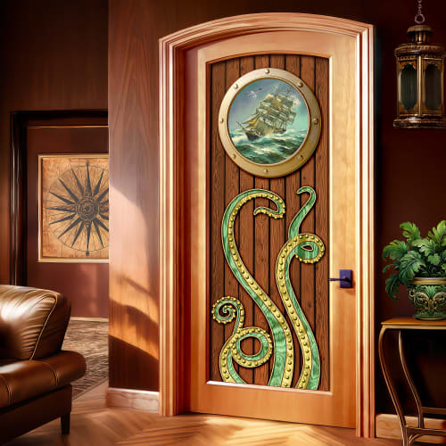 Enter the Kraken Door | Furniture by Blue Bliss