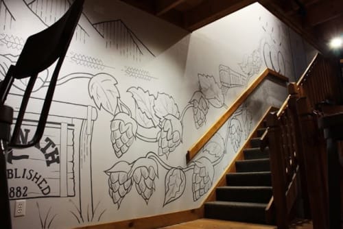 TIMNATH BEERWERKS MURAL | Murals by J  B E A N  ART | Timnath Beerwerks in Timnath