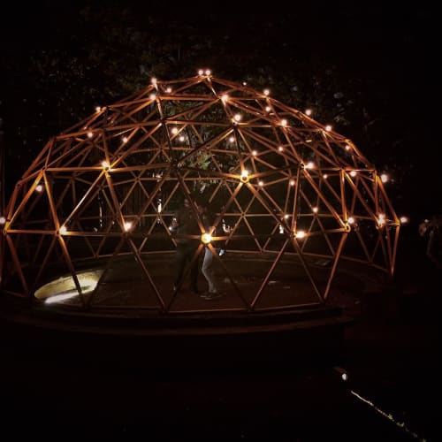 Geodesic Dome | Lighting by LIGHT & BEYOND | Chandigarh College of Architecture, CHD. in Chandigarh