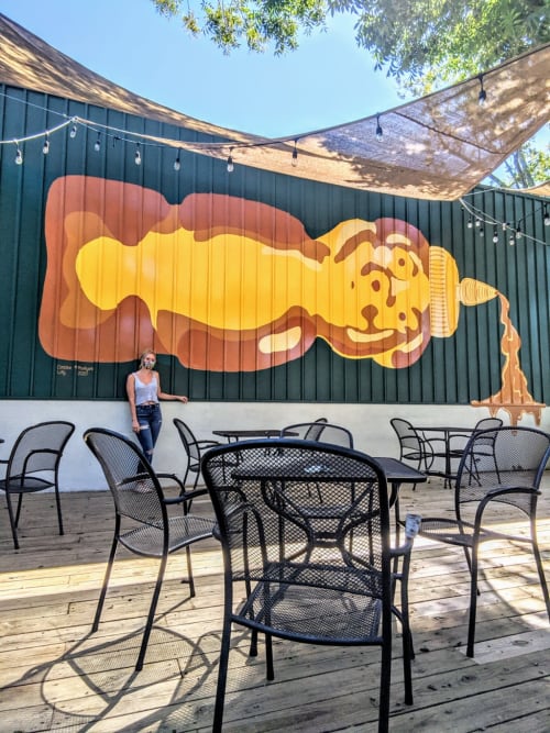 Honeybear Mural | Street Murals by Girls Who Paint Murals