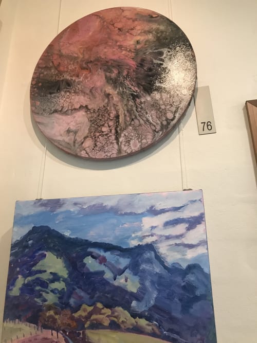Volcanic Tempest | Paintings by Virginia Burke | Mistletoe Winery in Pokolbin