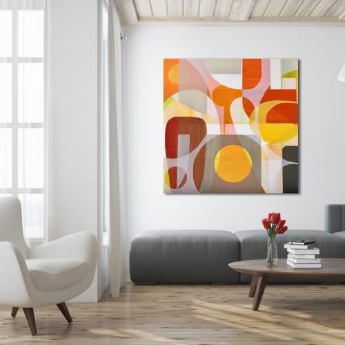 No One Walks in LA | Mixed Media by TS ModernArt Studio