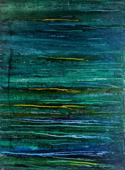 Ultramarine | Oil And Acrylic Painting in Paintings by Carrie Rodak Fine Art