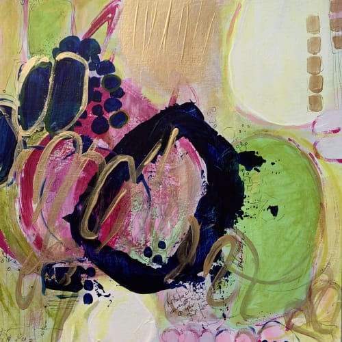 An Idea For A Sunday Morning | Oil And Acrylic Painting in Paintings by Darlene Watson Abstract Artist