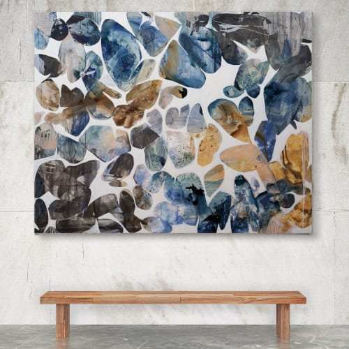 Stay On My Shore” | Oil And Acrylic Painting in Paintings by Amica Whincop