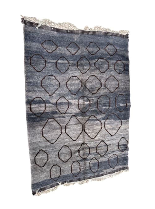 Handmade rug-wool rug - Moroccan rug | Area Rug in Rugs by Marrakesh Decor